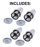 Pack of 4 Keurig My K-Cup Reusable Coffee Filter, Fits B30 B40 B50 B60 B70 Series N2