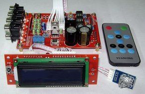 M62446 6 channel 5.1 switch Remote Volume Control Preamplifier Board Kit N3