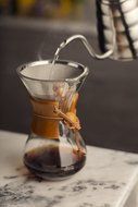 OmBrew Eco-Friendly Pour Over Stainless Steel Reusable Coffee Dripper with Separating Stand -Bundle with Dial... N7