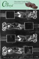 Cybrtrayd K092 Ballet Slippers Pretzel Chocolate Candy Mold with Exclusive Cybrtrayd Copyrighted Chocolate Molding...