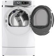 GE GFDR480GFWW 8.3 Cu. Ft. White With Steam Cycle Gas Front Load Dryer