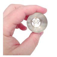 Luxebake Russian Piping Tips,15 piece set, - includes 8 Stainless Steel nozzles, 1 reusable and 5 disposable pastry... N9