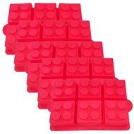 Building Brick Silicone Ice Cube Tray, Jello, Gummy Candy &amp; Cake Baking Mold For Lego Lovers (5 Pack)