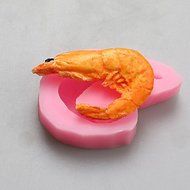 Y&amp;XL&amp;H Shrimp Chocolate Silicone Molds,Cake Molds,Soap Molds,Decoration Tools Bakeware N6