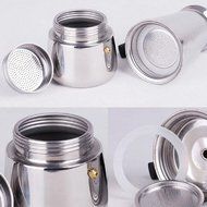 Eachbid Smart applied 2 Cup Stainless Steel Moka Espresso Latte Percolator Stove Top Coffee Maker Pot N7