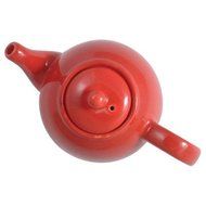 Dexam London Pottery 2 Cup Globe Teapot Red