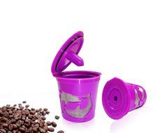 Leegoal(TM) Reusable Coffee Filter and Refillable K Cup For Keurig 2.0 and 1.0 Brewers, Purple N43