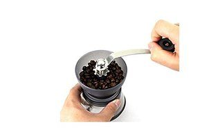 Generic Manual Burr Coffee Grinder Hand-crank Coffee Mill Coffee Storage Capacity N5