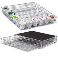 OxGord Coffee Storage Organizer for 36 K-Cups with a Rack Mat