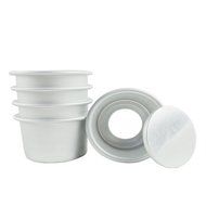 Hrph 5pcs New 2 Inch Cake Pans Aluminum Alloy Cake Mold Movable Bottom Bakeware Baking Tools For Cakes