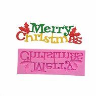 WYD Merry Christmas Silicone Mold,3D Fondant Mold,Cake Mold Decoration Tool N2