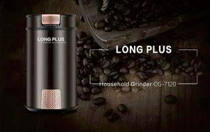 Long Plus CG8120 Electric Coffee and Spice Grinder with Patented Thickening Dual Stainless Steel Blades and Strongest... N12