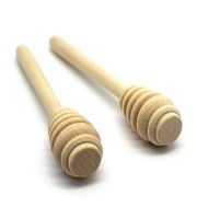Icerain Portable Wood Honey Dipper Stirring Rod Wooden Muddler Honey Stick, Dipper for Honey, Jam or Sticky Food-Pack... N6