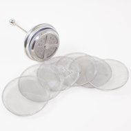 Universal Replacement Filter for French Press - 34 oz. / 8 Cup Press (6 Pack) - Fits Most Other Coffee Presses... N10