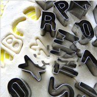 BESTIM Alphabet Shape Mould Fondant Biscuit Cake Box N4