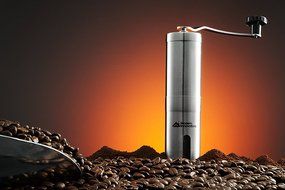 Modern Innovations Stainless Steel Manual Coffee Grinder with Adjustable Burr Grinder Design N5