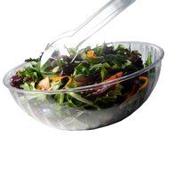 Party Essentials N926855 Hard Plastic 192-Ounce Serving Bowl, Neon Orange N6