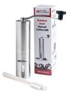 Modern Innovations Stainless Steel Manual Coffee Grinder with Adjustable Burr Grinder Design N6