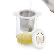 Loose Leaf Tea Infuser / Extra Fine Filter / Large Strainer Basket - Premium 304 Stainless Steel / Silicone Padding... N5
