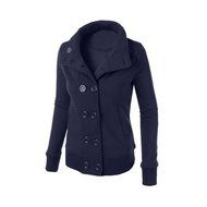 Outwear,Morecome Winter Women Warm Double-breasted Hooded Slim Jacket N8
