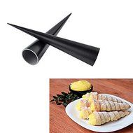 Y&amp;XL&amp;H Nonstick Aluminum Cream Horn Dessert Mold Case Puff Pastry Tool,Set of 2 N2