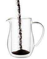 Osaka Cafetiere 6 Cup (27 oz) Double-Walled Borosilicate Glass, Coffee and Tea French Press, with Wood Lid &quot;Zenrin-Ji&quot; N6