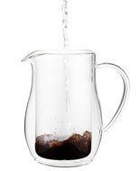 Osaka Cafetiere 6 Cup (27 oz) Double-Walled Borosilicate Glass, Coffee and Tea French Press, with Wood Lid &quot;Zenrin-Ji&quot; N7