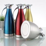 Buy Allamazing Stainless Steel Vacuum Insulated Thermal Carafe Double Wall Coffee Pot Water Pitcher 2L Capacity... N12