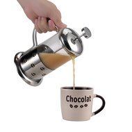 KUWAN French Press Coffee Tea Maker 20 Ounce Double Filter Coffee Press Pot with Stainless Steel Heat Resistant... N5