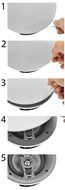 OSD Audio MK690TT 6.5-inch 150-Watt Trimless Thin Bezel Kevlar Dual Voice Coil In-Ceiling Stereo Speaker, Single N7