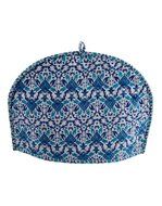 Blue Tea Cosy Cotton 15x11 Tea Cozy Printed Floral By Rajrang N11
