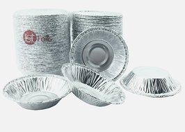 Aluminum Foil Mini Pie Pans 3 1/2" For Pie/Tart Pans, Mini Pot Pies And Pastries 40 Pcs. N3