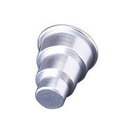 Tinksky Round Cake Pans Tart Cupcake Mold Pudding Mould Baking Tool (Silver) N3