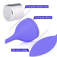 Tea Infuser, MaxMall 4-Pack Silicone Tea Infuser Handle Stainless Steel Strainer&nbsp;filter Infuser&nbsp;with Drip Tray... N6