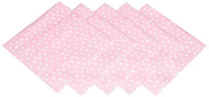 Entertaining with Caspari Dots Guest Towels, Platinum, Pack of 15 N8