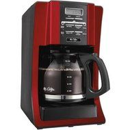 Mr. Coffee 12-Cup Programmable Coffee Maker, Red