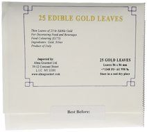 Manetti 23K Edible Gold Leaf 86 x 86mm (25 leaves) N2