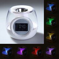 Aroma Heater and Livingcolors Light,digital Alarm Clock LED Colorful Changing Light with Aroma Diffusing N4