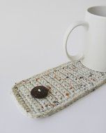 Handmade Coffee Mug Cozy Oatmeal N3