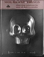 Halloween Chocolate Candy Mold 3D Pumpkin chocolate candy mold,Large Skull Chocolate Mold Mold With Candy Making... N2