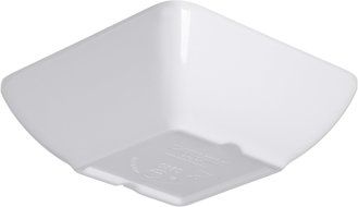 Carlisle 086002 Melamine Single Square Ramekin, 2-oz. Capacity, 2-3/4 x 2-3/4 x 1", White (Case of 48) N4