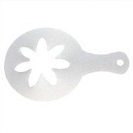 VANKER 16Pcs Latte Art Cappuccino Coffee Barista Stencils DIY Decoration Tool N6
