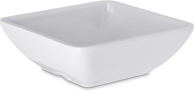 Carlisle 086002 Melamine Single Square Ramekin, 2-oz. Capacity, 2-3/4 x 2-3/4 x 1", White (Case of 48) N5