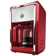 Red Bella 13700 Dots Collection 12-Cup Programmable Coffee Maker - Red