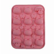 Y&amp;XL&amp;H 12 Hole Frog Umbrella Shape Cake Ice Jelly Chocolate Molds N2