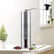 Firlar Premium Manual Coffee Grinder Stainless Steel Body Adjustable Ceramic Conical Burr Hand Crank Mill Grinds... N9