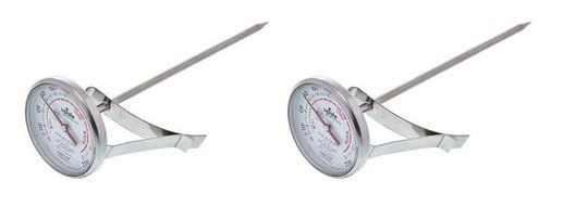 Update International (THFR-17) 5 1/2"-Long Dial Frothing Thermometer