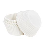 Sweet Creations 75 Count Baking Cup Cupcake Papers, Pure White