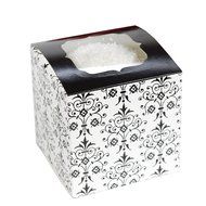 Hortense B. Hewitt Wedding Accessories Cupcake Boxes, Filigree, Pack of 24 N2
