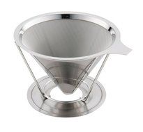 Pour over Coffee Filter Dripper by Ellien, Reusable Stainless Steel N3